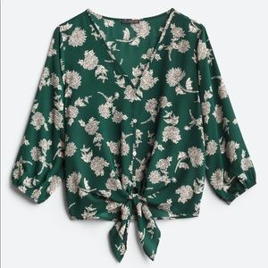 West Kei Tie Front Blouse